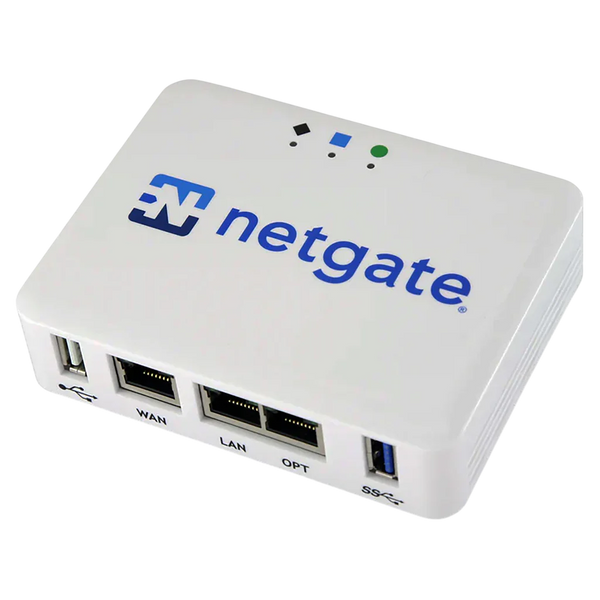 Firewall Netgate 1100 pfSense+ vista frontal puertos – Casher Group Chile