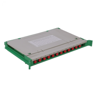 Bandeja ODF-F 12 Coplas FC/UPC para Cabecera ODF Incluye Pigtails SM y Coplas – Vista frontal Casher Group Chile 1