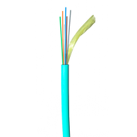 Cable de fibra óptica interior OM3 6 núcleos multimodo 50/125 PVC LSZH Aqua – Casher Group Chile 1