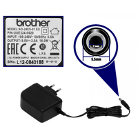 Fuente Brother PT-H110 9VDC vista lateral adaptador – Casher Group Chile 3