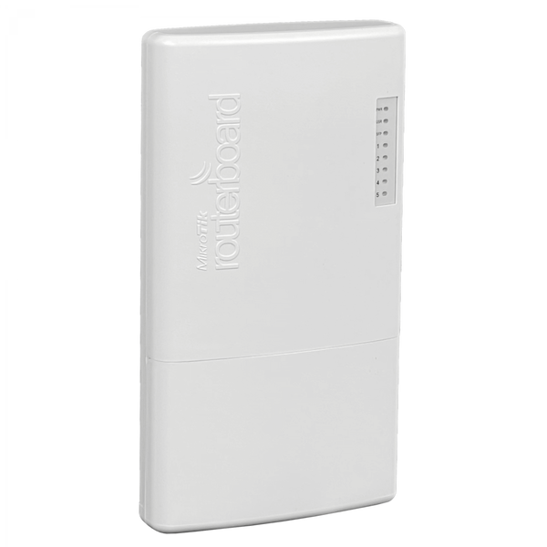 Router Outdoor MikroTik PowerBox Pro RB960PGS-PB vista frontal carcasa exterior – Casher Group Chile