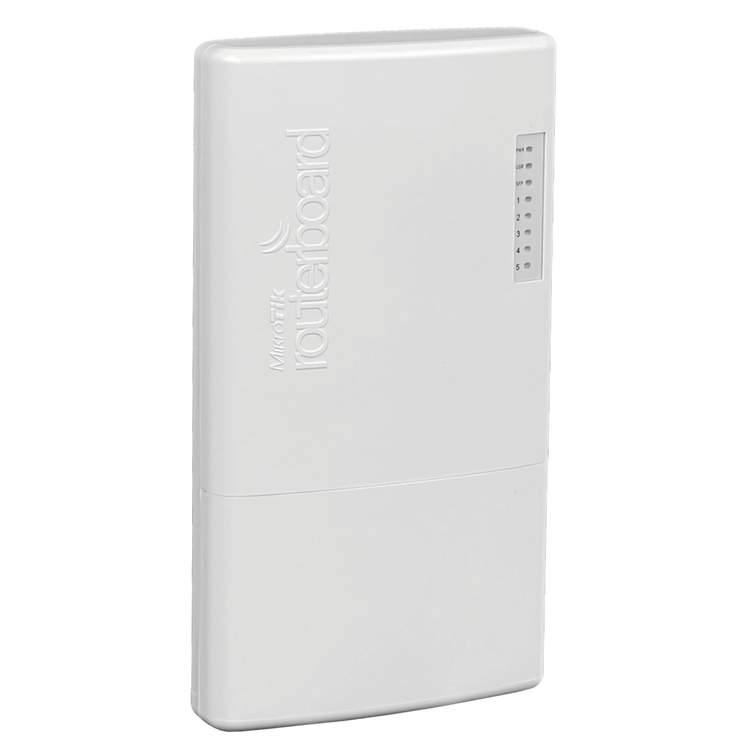 Router Outdoor MikroTik PowerBox Pro RB960PGS-PB vista frontal carcasa exterior – Casher Group Chile