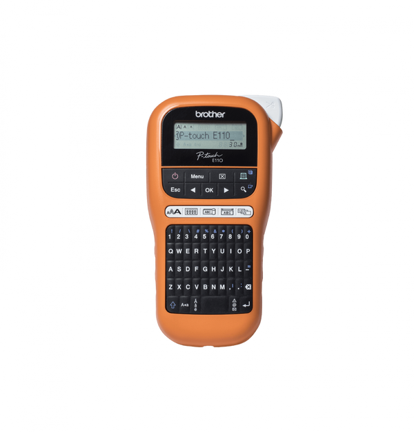 Rotuladora Brother PT-E110VP con Maleta QWERTY Instaladores Redes Chile