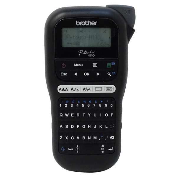Rotuladora Portátil Brother PT-H110 Cinta TZE Teclado QWERTY Chile