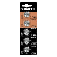 Pilas Duracell CR2016 3V Litio Pack x5 Larga Duración Chile 1