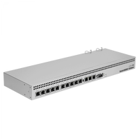 Router MikroTik RB1100AHx4 1U Rackmount 13 puertos Gigabit Ethernet vista frontal – Casher Group Chile 1