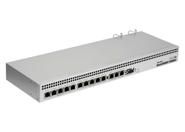 Router MikroTik RB1100Dx4 Dude Edition rack 1U 13 puertos Gigabit – Casher Group Chile