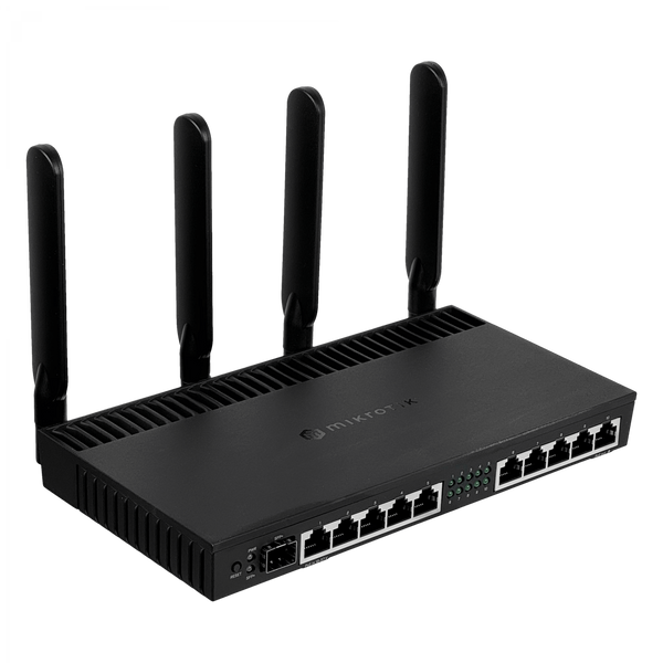 Router MikroTik RB4011 WiFi AC Dual Band vista frontal – Casher Group Chile