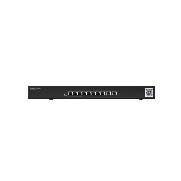 Router Corporativo Ruijie RG-EG310GH-E 10 puertos Gigabit vista frontal – Casher Group Chile