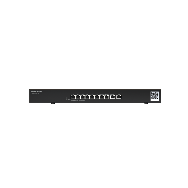 Router Corporativo Ruijie RG-EG310GH-E 10 puertos Gigabit vista frontal – Casher Group Chile