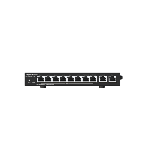 Router Corporativo Ruijie RG-EG310GH-P-E Gigabit PoE VPN vista principal – Casher Group Chile
