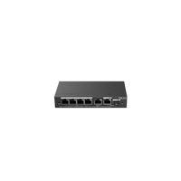 Switch PoE Ruijie RG-ES206GS-P 6 puertos Gigabit vista frontal – Casher Group Chile 1