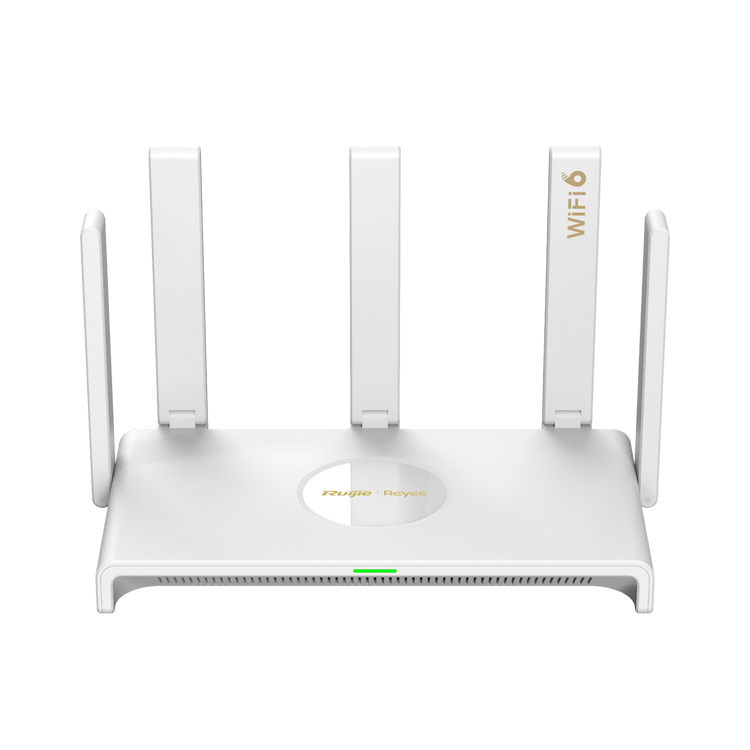 Router Ruijie RG-EW3000GX WiFi 6 AX3000 con 5 antenas vista principal – Casher Group Chile