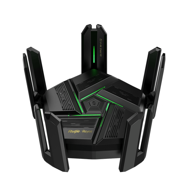 Router Ruijie RG-EW7200BE PRO WiFi 7 BE7200 con 9 antenas vista principal – Casher Group Chile
