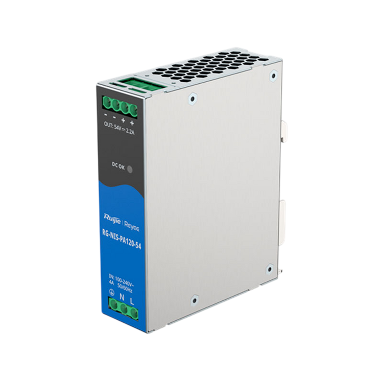 Fuente de Poder Industrial Ruijie RG-NIS-PA120-54 120W 54V riel DIN – Casher Group Chile