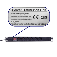 PDU 16A 6 tomas Schuko rack especificaciones técnicas – Casher Group Chile 3
