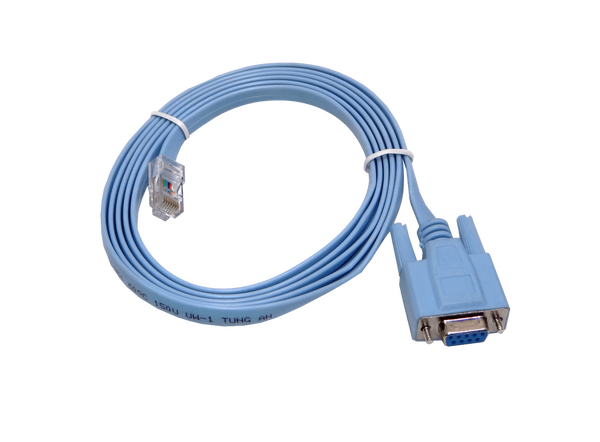 Cable de consola RJ45 Macho a DB9 Hembra RS232 1,8m azul – Casher Group Chile
