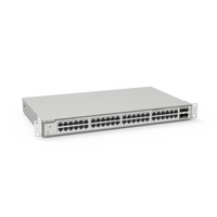 Switch Ruijie RG-NBS5200-48GT4XS-UP, vista en perspectiva de 1U para rack – Casher Group Chile 4