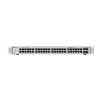 Switch Ruijie RG-NBS5200-48GT4XS-UP, frontal con puertos numerados del 1 al 48 y 4 puertos SFP+ – Casher Group Chile 3