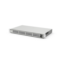 Switch Ruijie RG-NBS5200-48GT4XS-UP, vista en ángulo con orejas de montaje en rack – Casher Group Chile 2