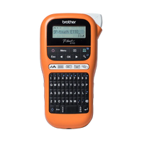 Rotuladora Brother PT-E110VP con maletín y teclado QWERTY – Casher Group Chile 1