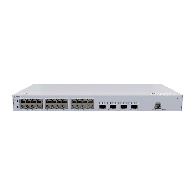 Switch Huawei eKitEngine S220-24T4X 24 Puertos GbE 4x10GE SFP+ L2 Administrado Rack 1U – Vista frontal Casher Group Chile
