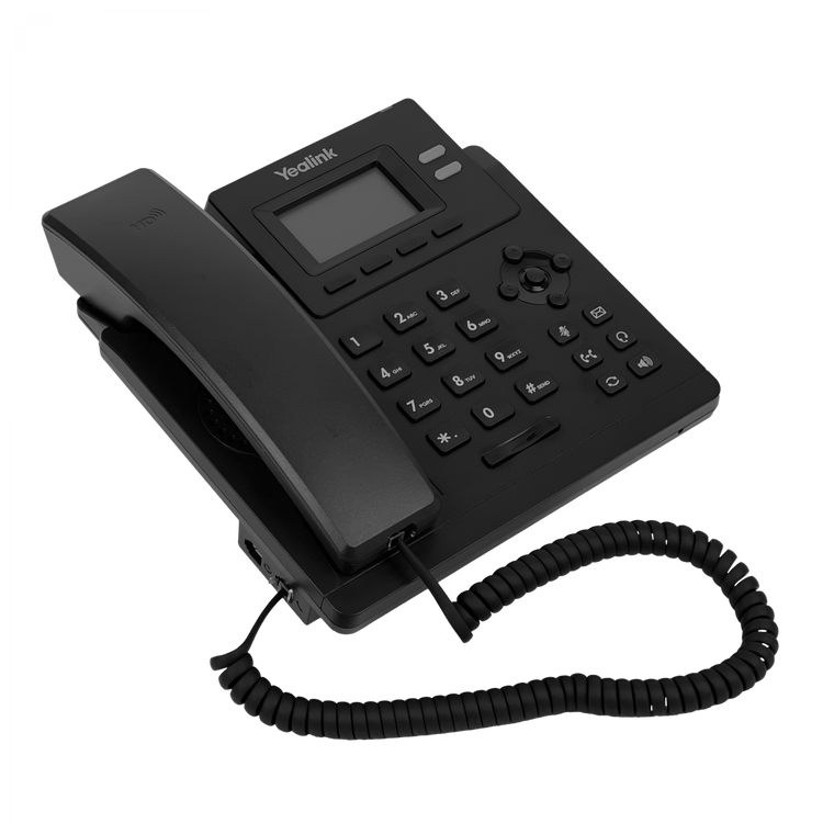 Teléfono IP Yealink SIP-T31G Gigabit PoE 2 SIP HD Voice vista frontal – Casher Group Chile