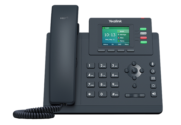 Teléfono IP Yealink SIP-T33G pantalla color 2.4" 4 líneas SIP Gigabit PoE – Casher Group Chile