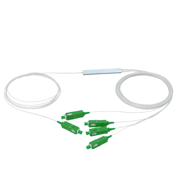 Splitter PLC 1x4 SC/APC EPON GPON 200cm G657A1 0.9mm Chile