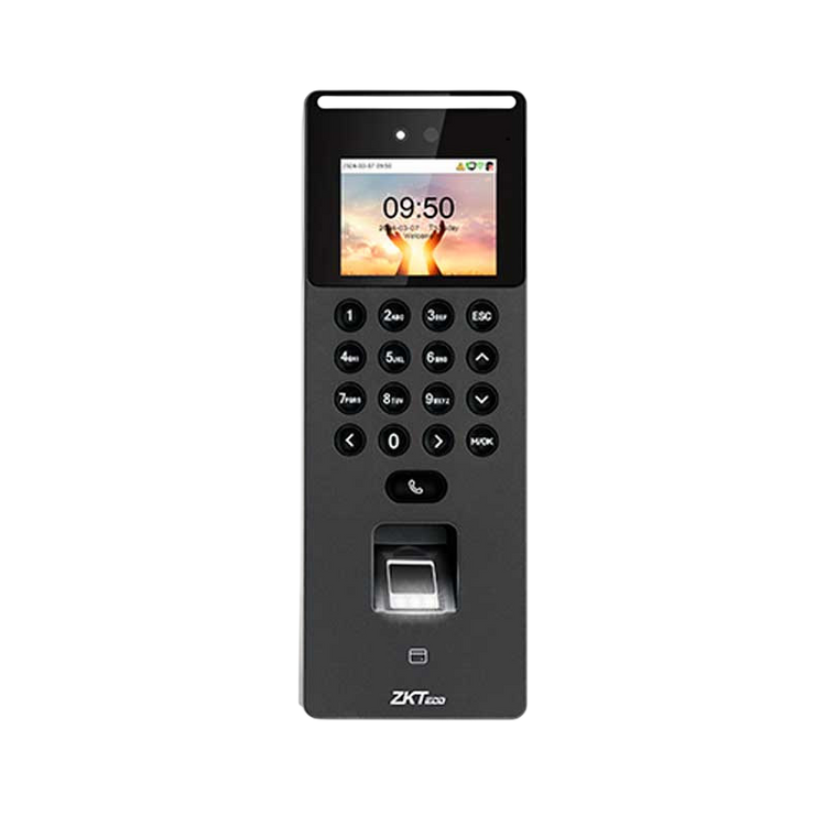 ZKTeco SenseFace 2A Terminal Biométrico Facial Huella RFID Videoportero SIP 2.0 ONVIF 3.000 Usuarios – Vista frontal Casher Group Chile