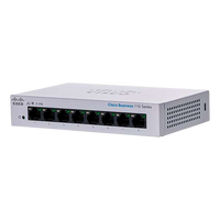 Switch Cisco CBS110-8T-D-NA de 8 puertos Gigabit, vista en ángulo – Casher Group Chile 1