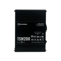 Switch Teltonika TSW200 – Riel DIN integrado carcasa aluminio IP30 132x44x95mm Casher Group Chile 3