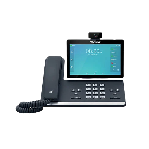 Teléfono IP Yealink SIP-T58W con cámara CAM50 y pantalla táctil de 7 pulgadas – Casher Group Chile