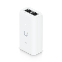 Inyector PoE Ubiquiti U-POE-af 48V 802.3af vista frontal – Casher Group Chile 1