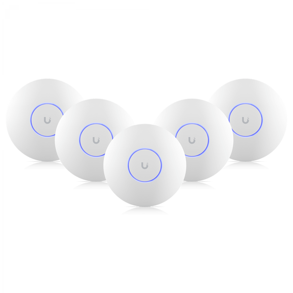 Pack 5x AP UniFi AC Long-Range UAP-AC-LR WiFi 5 185m² 867Mbps 5GHz 450Mbps 2,4GHz PoE – Vista frontal Casher Group Chile