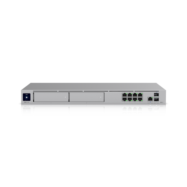 UniFi Dream Machine Pro Max UDM-Pro-Max Gateway 5Gbps IDS/IPS NVR 2xHDD 8GB RAM Rack 1U – Vista frontal Casher Group Chile