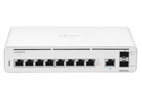 Gateway Ubiquiti UISP Console vista frontal 8 puertos LAN y 2 SFP+ 10G – Casher Group Chile 4