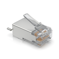 Conector RJ45 Blindado STP/FTP Cat5e con Tierra Ubiquiti UISP – Bolsa x100 1