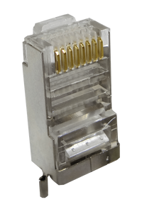 Conector RJ45 Blindado STP/FTP Cat5e con Tierra Ubiquiti UISP – Bolsa x100 2