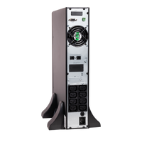 UPS Enersafe RTH-C 2kVA – Vista frontal panel LCD USB RS232 4 baterías internas VRLA 12V-9Ah Casher Group Chile 3