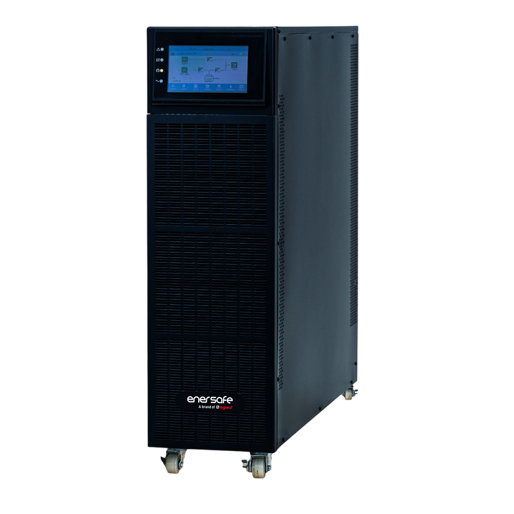 UPS ENERSAFE ESOL TRI PT 30KVA 30KW Online Trifásica Torre Pantalla Touch 7 Full Color – Vista frontal Casher Group Chile