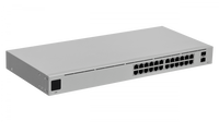 Switch UniFi USW-24 – Panel frontal 24 puertos RJ45 Gigabit 2 SFP y pantalla LCD touchscreen 1.3" Casher Group Chile 2