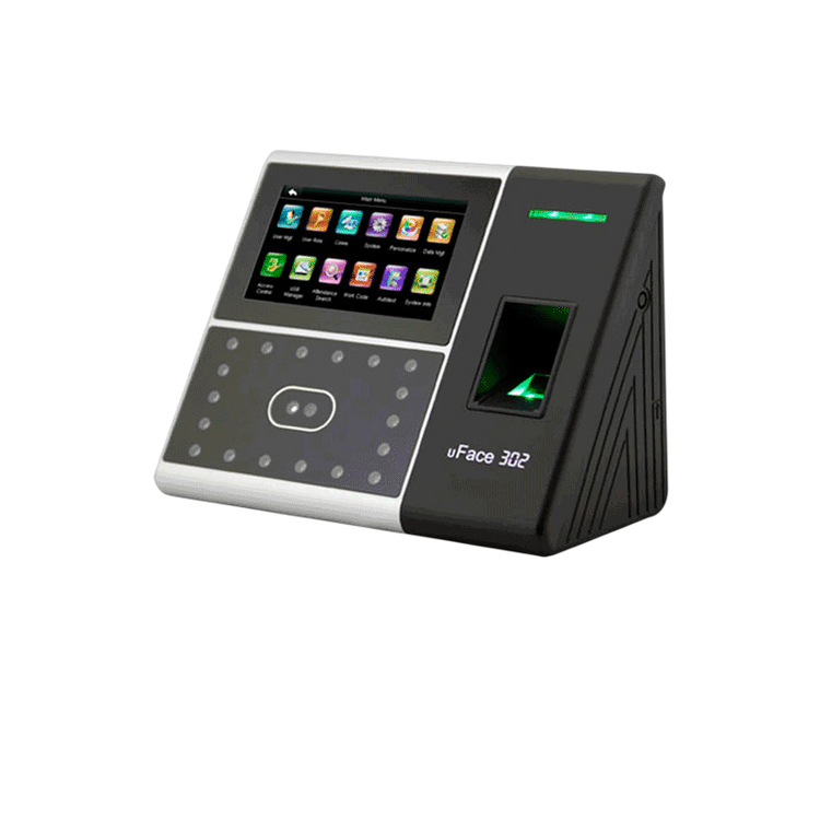 Control de Asistencia ZKTeco uFace 302 – Facial, Huella, Tarjeta y Clave