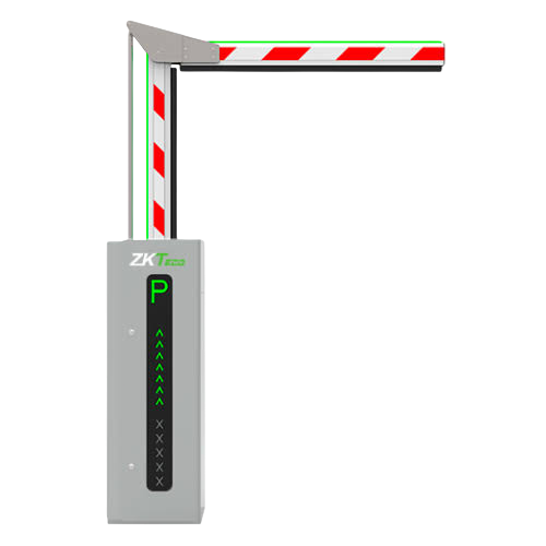 Barrera Vehicular ZKTeco ProBG3130L-LED – Brazo Articulado 90°, Cabina Izquierda