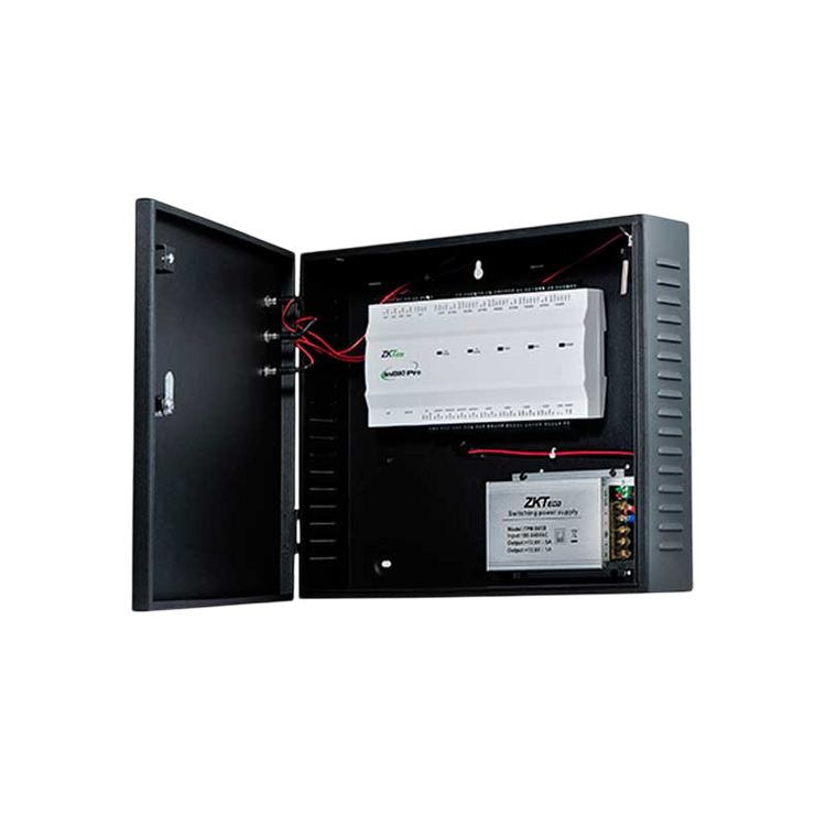 Controlador ZKTeco inBio460 Pro Plus – 4 Puertas, Gabinete y Fuente