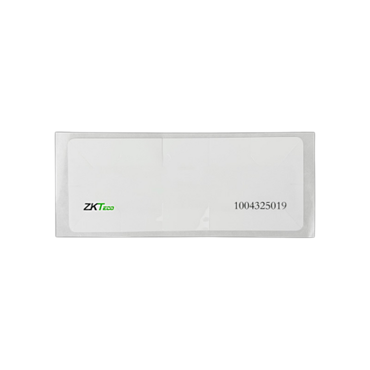 Tag Vehicular UHF ZKTeco con Número Visible – Adhesivo Parabrisas 860-960MHz