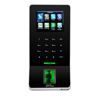 Terminal Biométrica ZKTeco F22 vista frontal ultradelgada control de acceso – Casher Group Chile 1