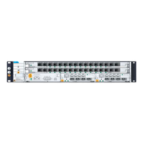 OLT ZTE ZXA10 C620 – Vista lateral 2U con tarjetas PON instaladas y uplinks 10GE Casher Group Chile 2