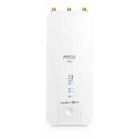 Radio Ubiquiti airMAX Rocket Prism 5AC Gen2 vista frontal con LEDs – Casher Group Chile 1