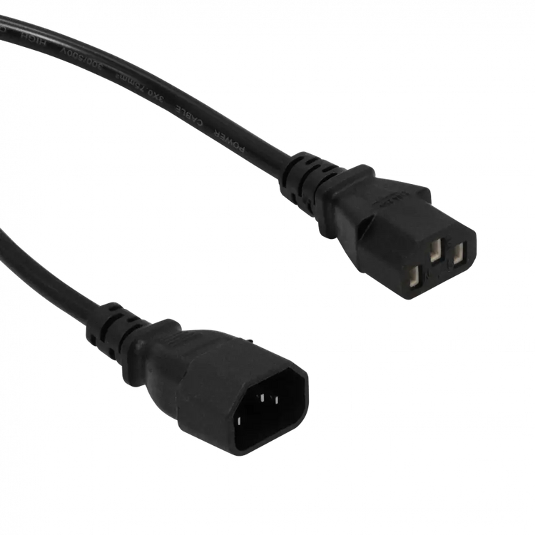 Cable Poder C13 C14 Macho Hembra 1.8m Ulink Servidor UPS Rack Chile